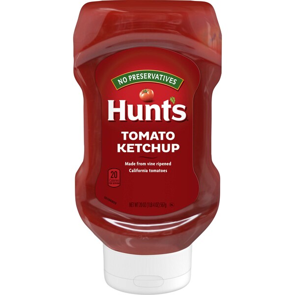 Hunts Hunts Tomato Ketchup 20 oz. Squeeze Bottle, PK12 2700038143 - main